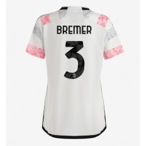 Juventus Gleison Bremer #3 Bortatröja Dam 2023-24 Kortärmad